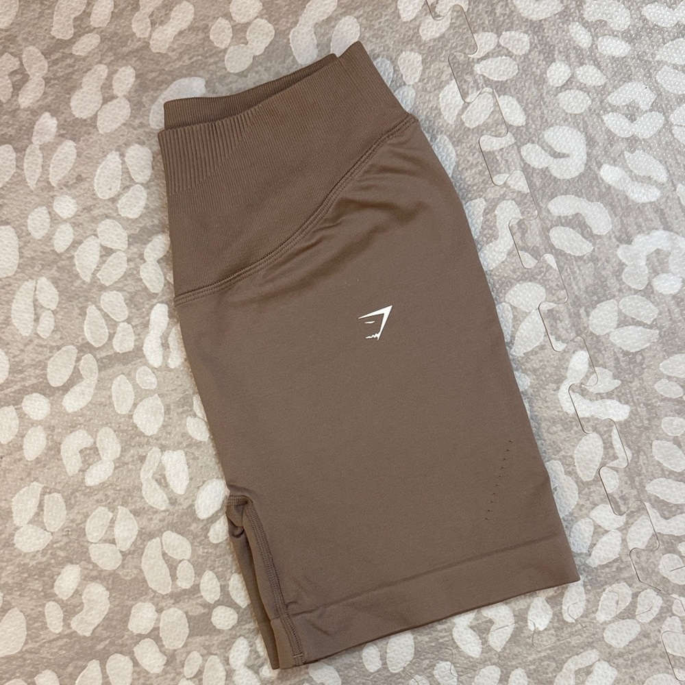 Gymshark Sweat Seamless Shorts Fossil Brown